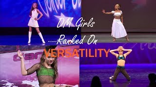 Dance moms girls ranked based on VERSATILITY
