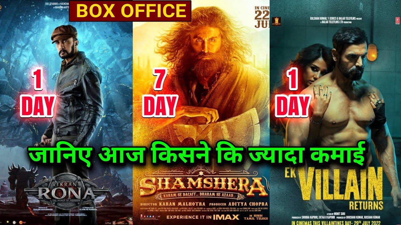 vikrant rona box office collection, vikrant rona 1st day collection, Ek Villain Returns Box office,