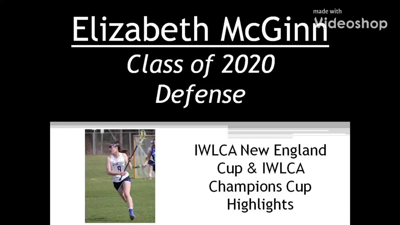 Elizabeth Mcginn Lacrosse Highlights Iwlca New England Cup Iwlca Champions Cup 18 Youtube
