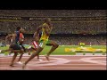 【2008年 北京オリンピック】男子100m準決勝（第1組）