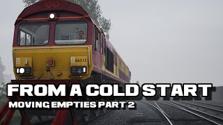 Class 66 From A Cold Start Moving Wagons On A Foggy Day At Hoo Junction Train Sim World 3 Part 2