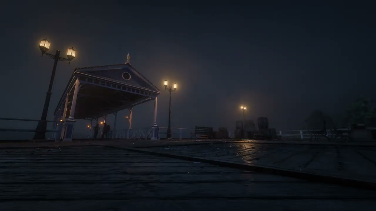 Heavy Rain & Thunder Sounds Wild West ASMR Ambience 2