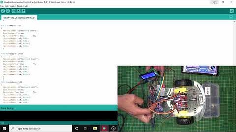 Ardu.vid 10: Xe tránh vật cản & xe bluetooth kết hợp/Ostacle advoiding & bluetooth control in one