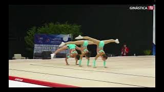 UKRAINE (UKR)- TRIO YOUTH finals Aerobic gymnastic Fig open 2024, CANTANHEDE