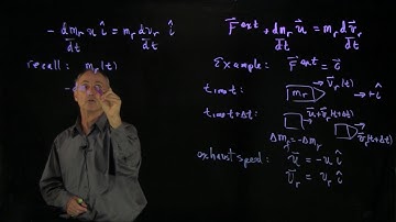 19.6 Rocket Problem 6 - Solution for No External Forces