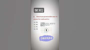 Bmc mcq #civil_engineering_mcq #bmcmcq #viral  #shorts #ssc_je_civil_engineering #youtubeshorts #bmc