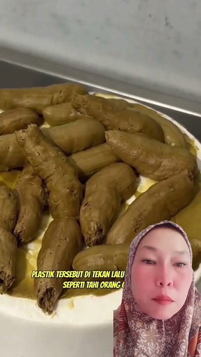 Kue mirip tahi orang  #videounik #shorts