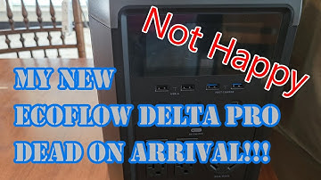 Ecoflow Delta Pro dead on arrival