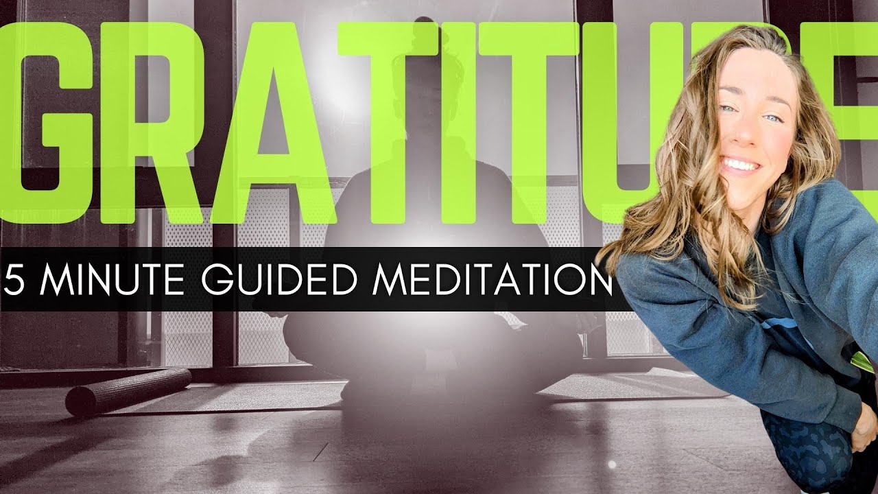 5 Minute Guided Meditation for Positive Energy | GRATITUDE - YouTube