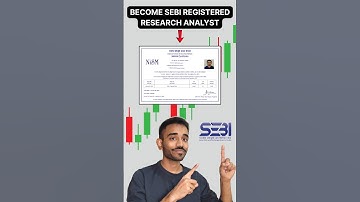 How to Become SEBI Registered Research Analyst 💹