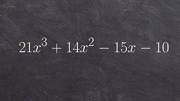 How to factor a polynomial by using the grouping factoring technique