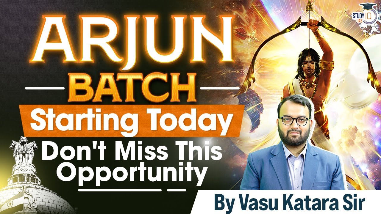 StudyIQ IAS Arjun Batch Starting today | Hurry up Enroll now - YouTube