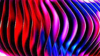 🎬 4K Screensaver – Fluid Neon Waves Pink, Red and Blue (No Audio)