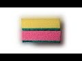 ASMR 🌸 Damp kitchen sponges ripping + agressive scratching & fizzy squeezing