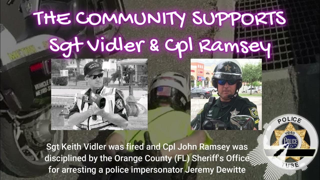 To Sgt Keith Vidler and Cpl John Ramsey The People Speak Against the