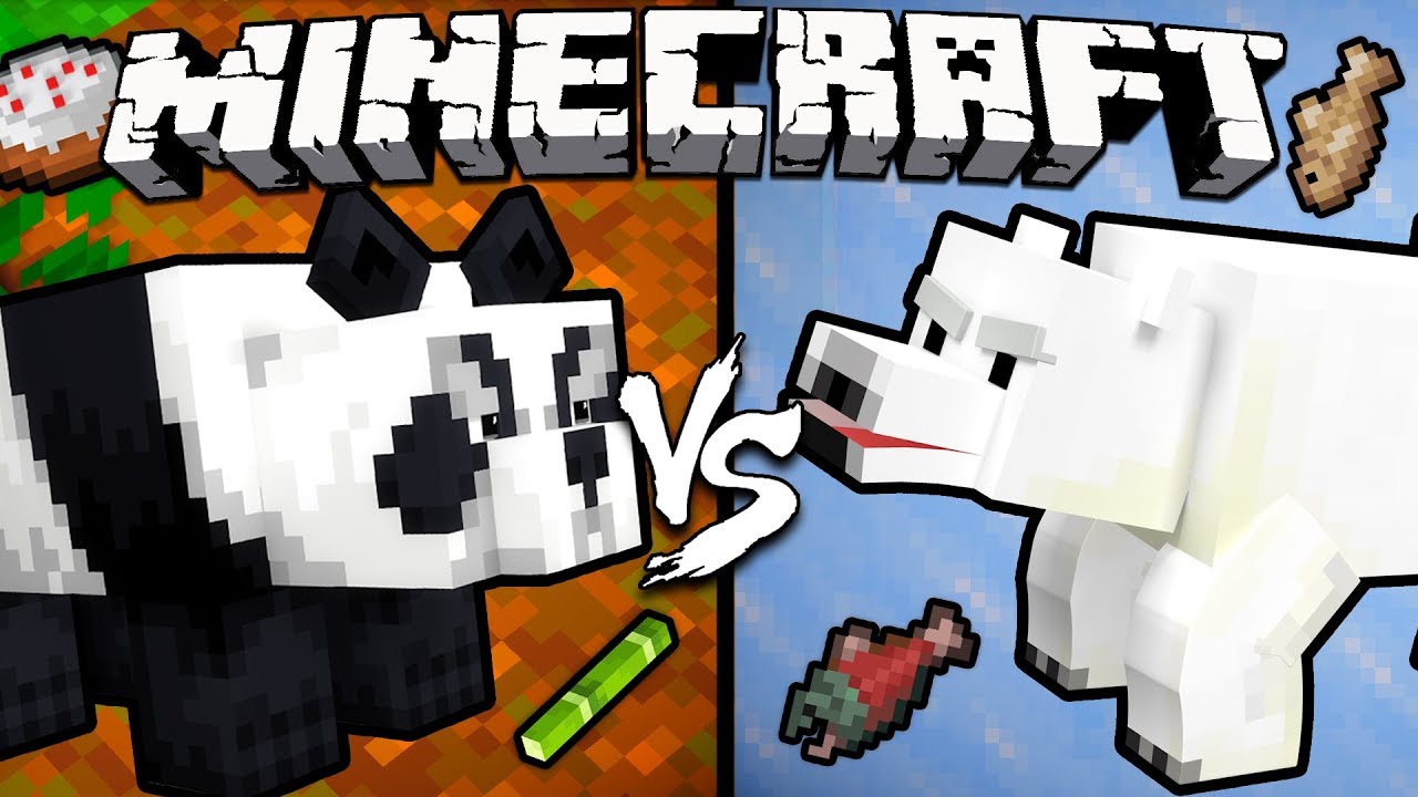 Panda Vs Polar Bear Minecraft Youtube