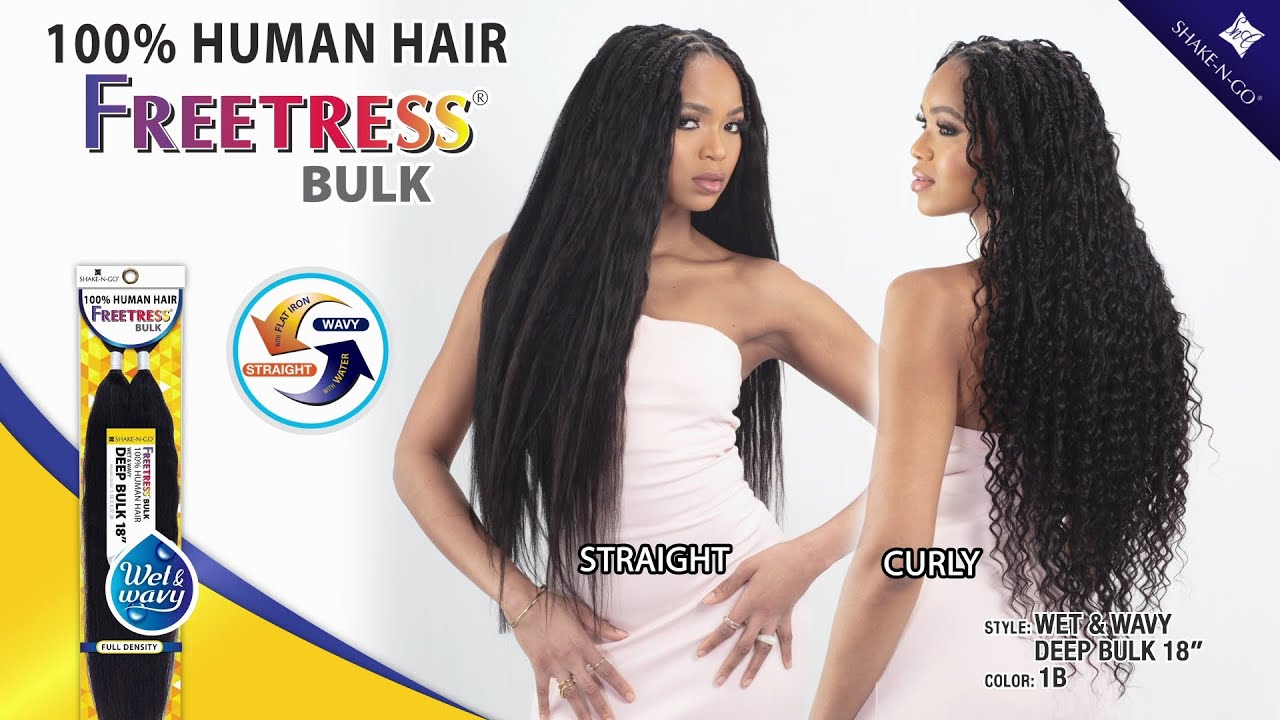 Freetress - Wet & Wavy Deep Bulk 18"