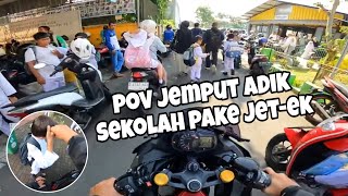 Pov Jemput Adik Sekolah Pake Zx25r