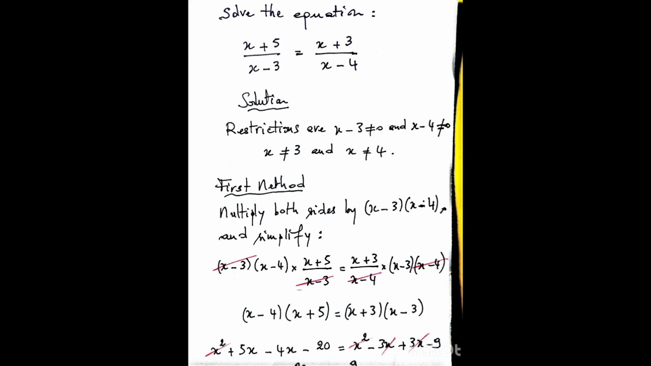 waec math: Equation | Math test