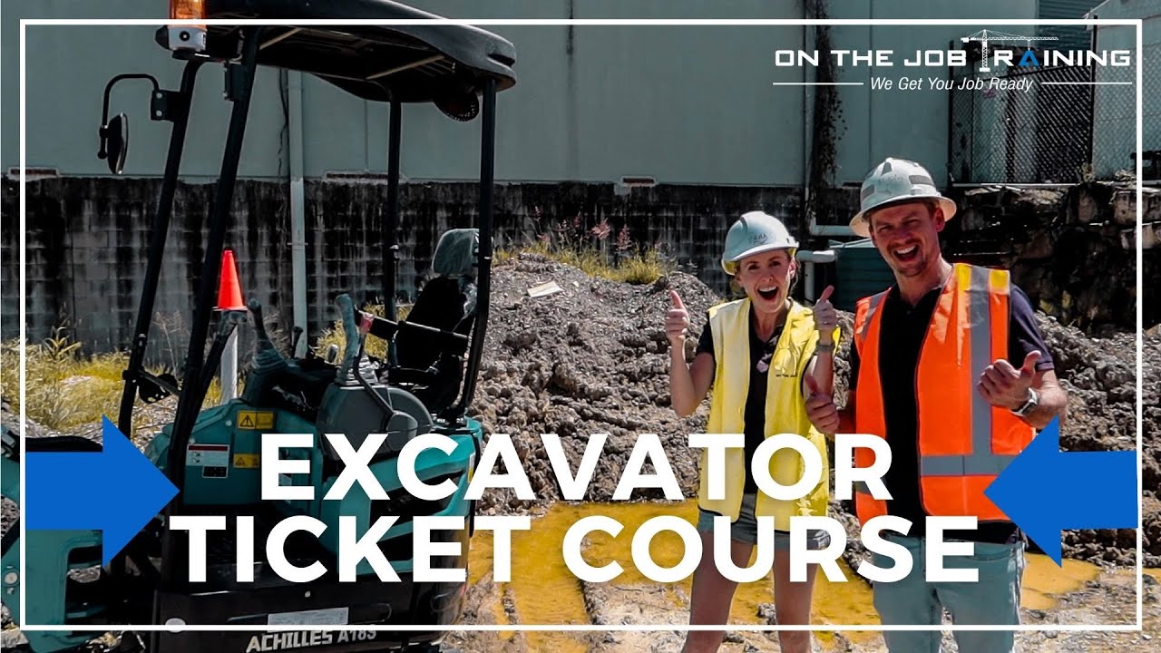 Excavator Ticket Course On the Job Training YouTube