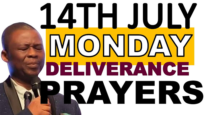 COMMAND MONDAY MORNING DELIVERANCE PRAYERS | DR. D.K. OLUKOYA MORNING CHARGE