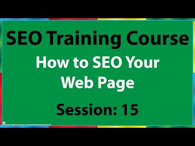 15 how to seo your web page for google