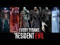ALL TYPES/EVOLUTION OF TYRANTS in RESIDENT EVIL (Complete Series) 1996-2020 | BOSS BATTLE GAMEPLAY