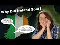 American Reacts to Why Ireland Split Into the Republic of Ireland & Northern Ireland | WonderWhy