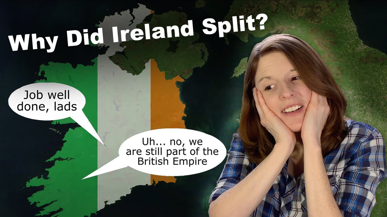 American Reacts to Why Ireland Split Into the Republic of Ireland & Northern Ireland | WonderWhy