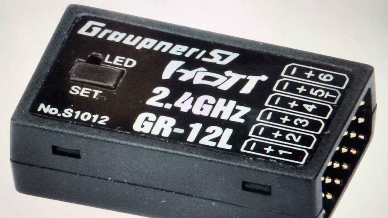 Hard Reset Graupner HOTT GR-12L Receiver - YouTube