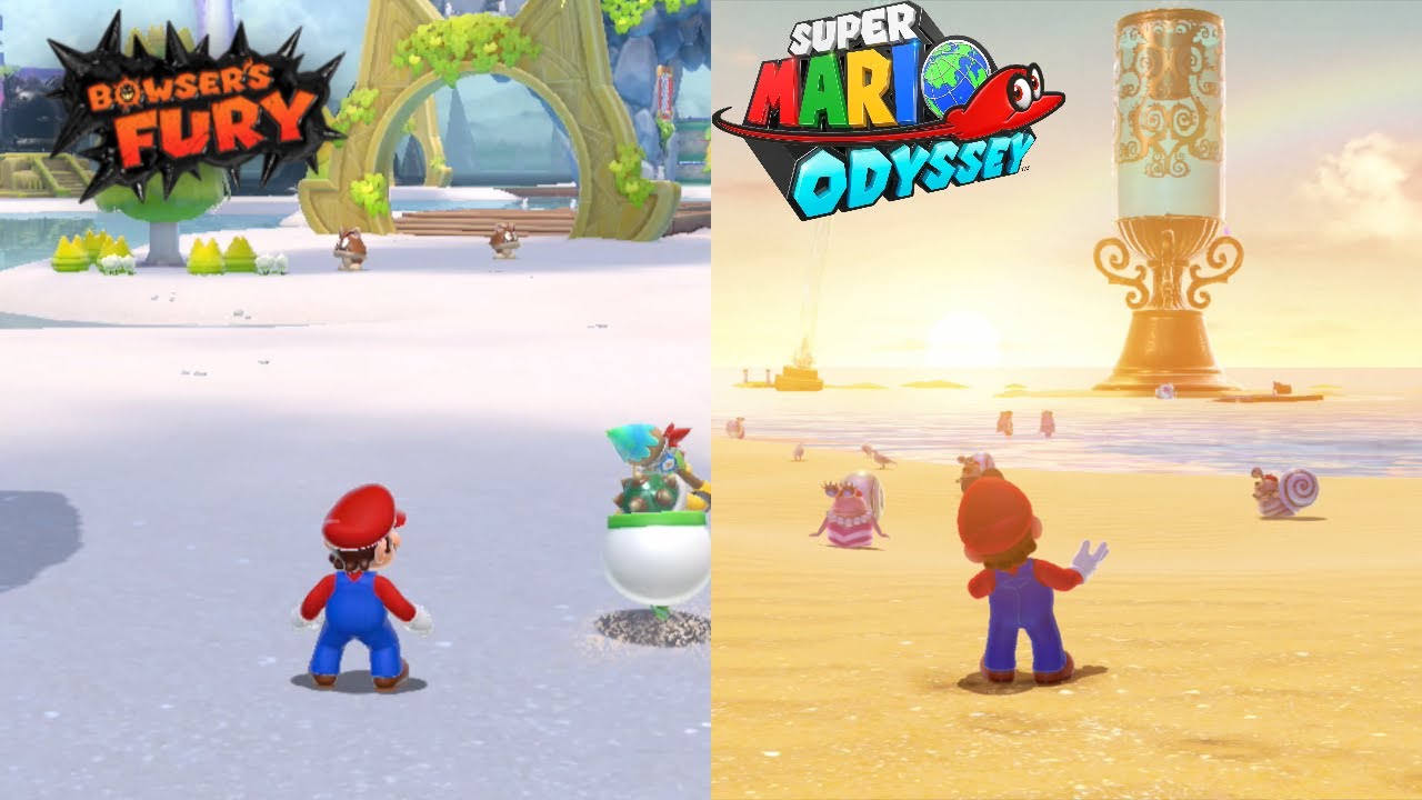 Bowser's Fury Mario Odyssey 3d Mario Odyssey Bowser's