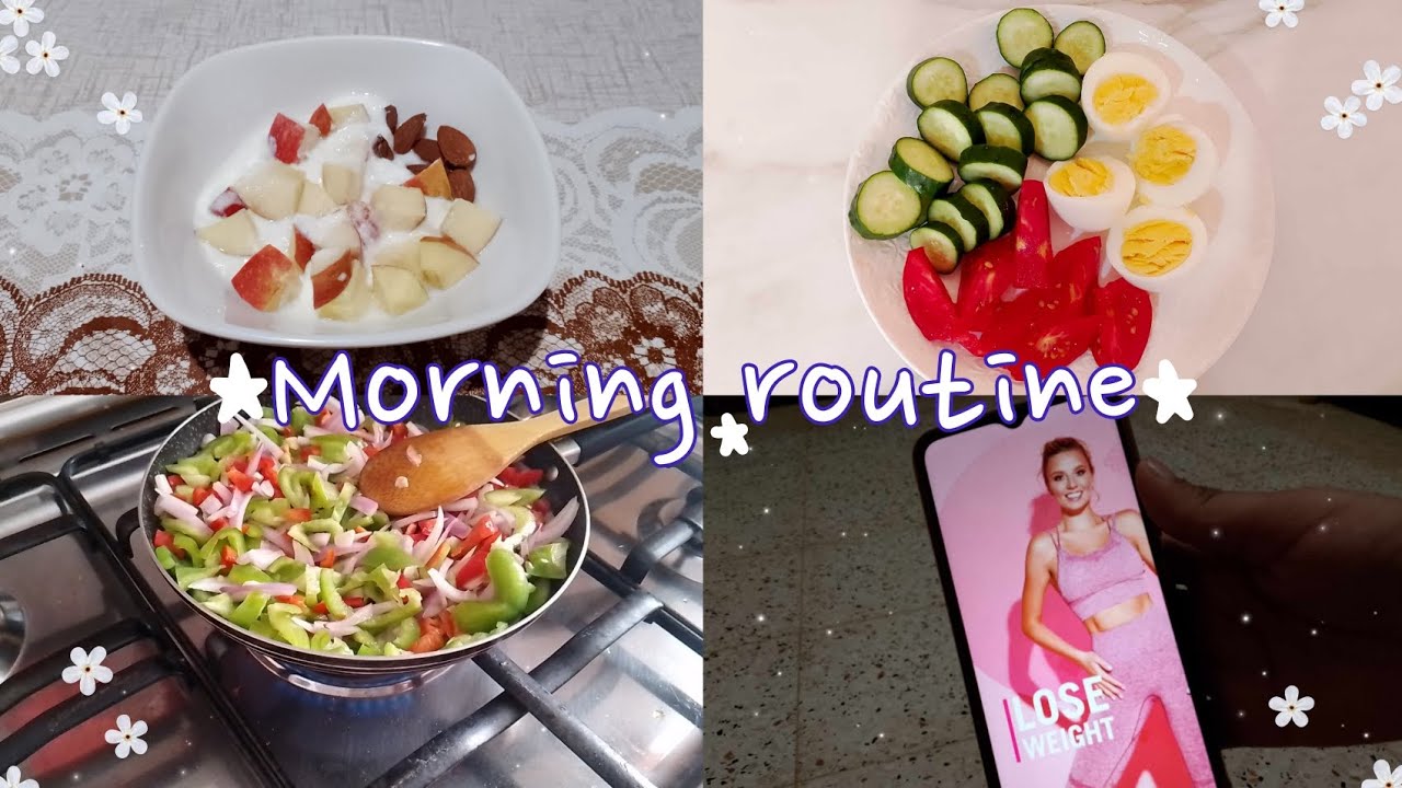 روتيني الصباحي🌤غيرت اسلوب حياتي🌼 بطريقة صحية🌹✨(اكل صحي🥗،رياضة) #morningroutine #healthylifestyle
