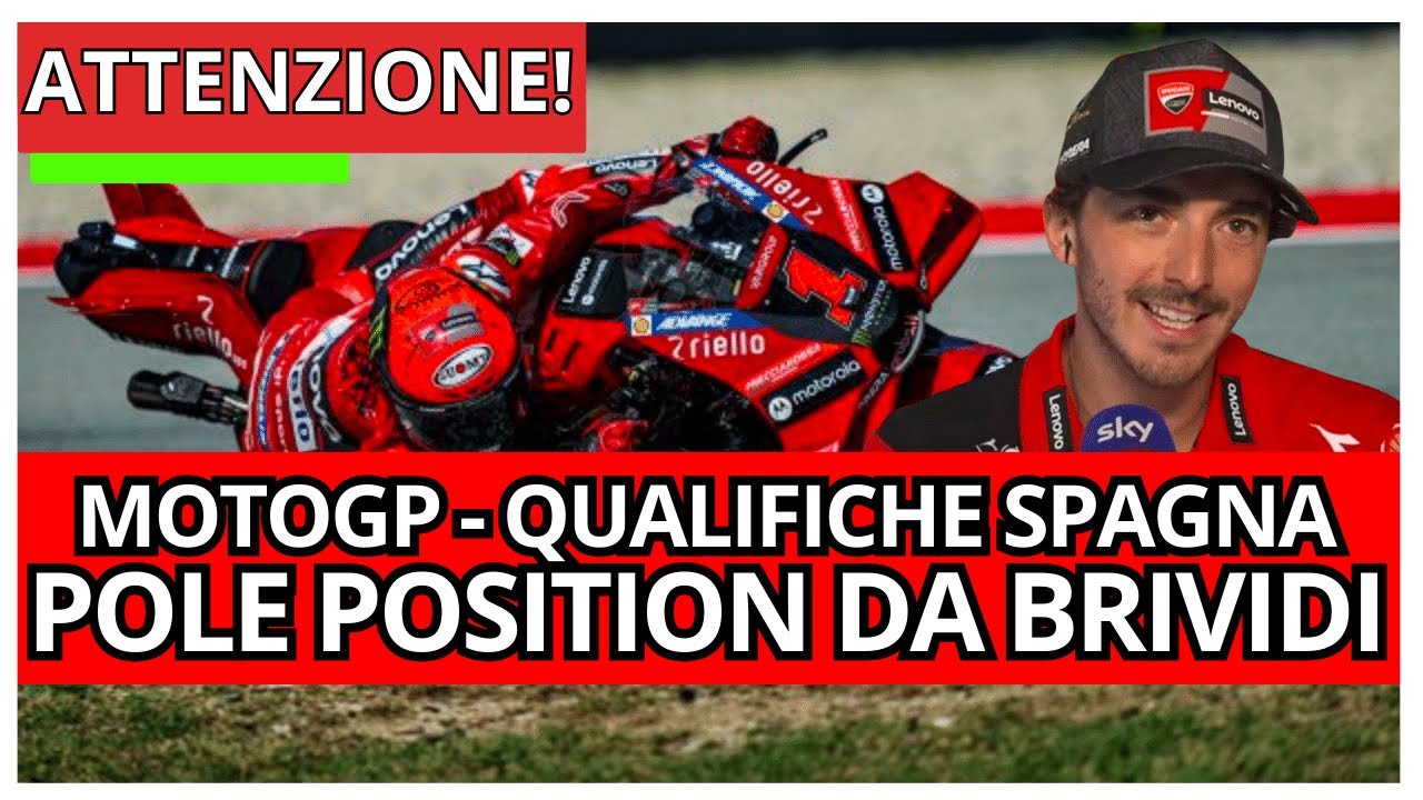 MotoGP - Bagnaia trionfa a Barcellona: Pole Position da brivido! - YouTube