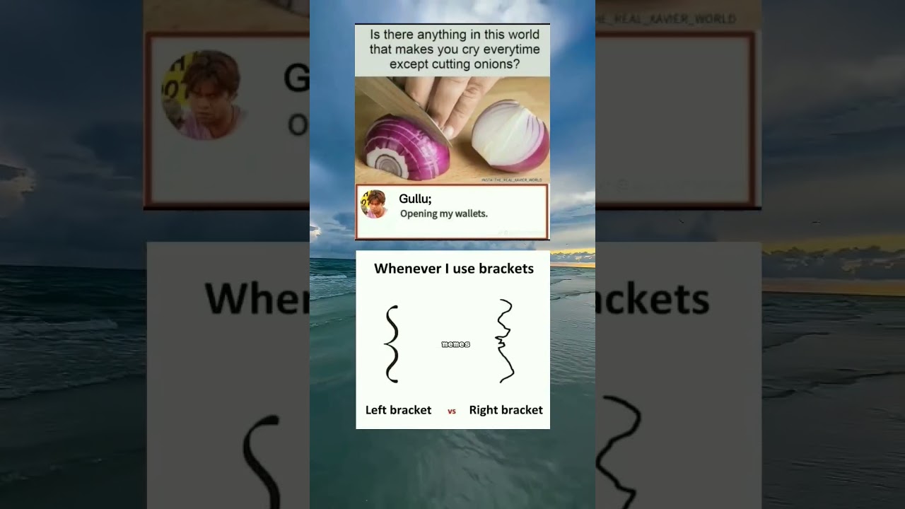 Whenever I use brackets.........