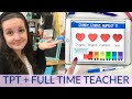 DAYS IN THE LIFE OF A TPT TEACHER || Staying Consistent when Everything is CRAZY