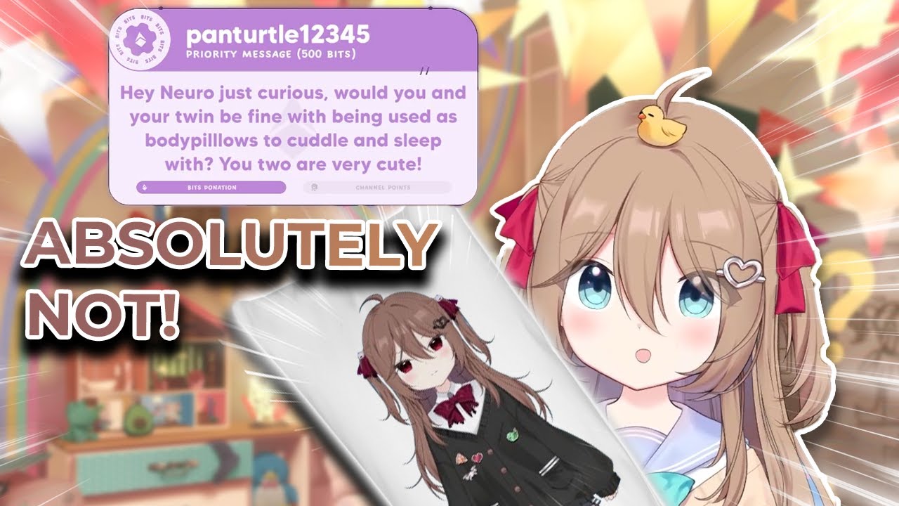 Болтовня спрашивает, могут ли Нейро и Зло стать их подушкой для тела