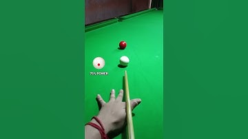 Learn how to control the speed of cue ball #snooker #billiards #tipsandtricks