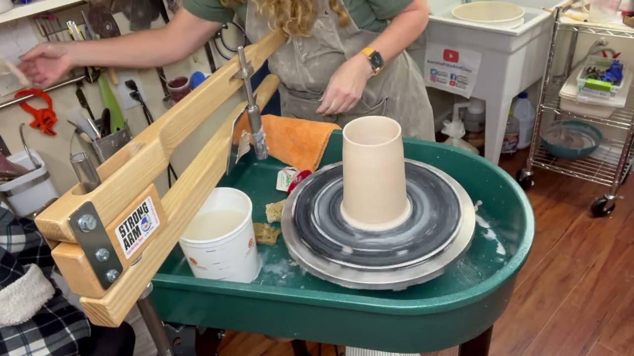 The Basics of Using a Strong Arm Centering Tool on the Potter's Wheel