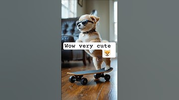 very cute dog ai virl 🐶#tiktok #remix #music #cat #tiktokdance #cute #trending #funny #animals