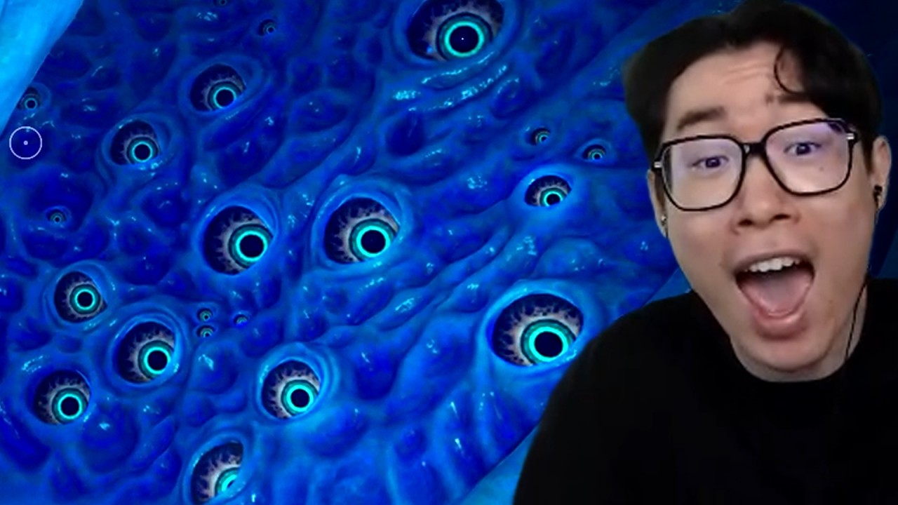 심해 괴물에게서 도망치기