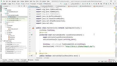 Android : Menampilkan data MySQL dengan JSON