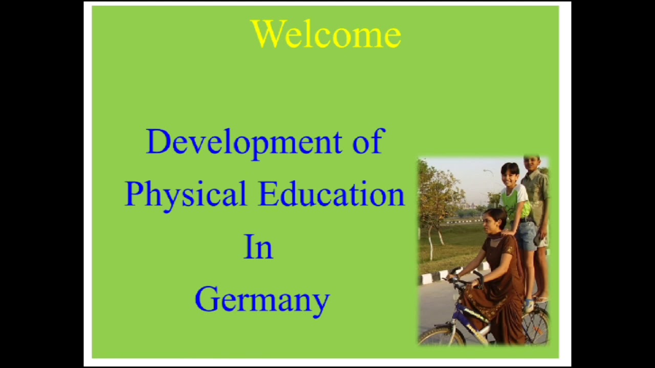 phd in physical education in germany