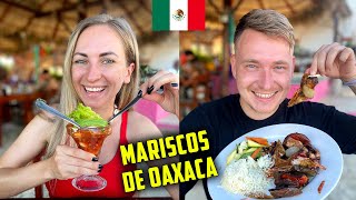 🇲🇽RUSOS PROBANDO MARISCOS POR PRIMERA VEZ en MÉXICO OAXACA HUATULCO | PROBANDO COMIDA MEXICANA