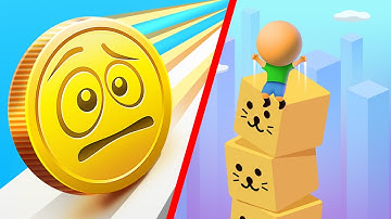Coin Rush Vs Cube Surfer - All Levels Gameplay Android, iOS ( Part 2 ) NEW UPDATE Level