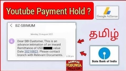 Dear SBI Customer This is an advance intimation of inward Remittance Please contact branch in