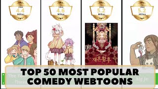 Top 50 Most Popular Comedy Webtoons