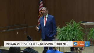 Congressman Nathaniel Moran praises East Texas nursing students for their choice of service
