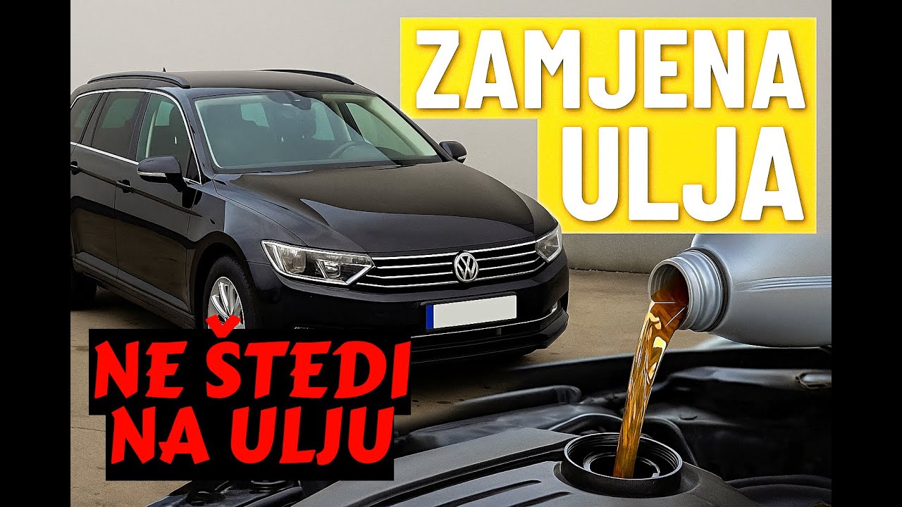 ZAMJENA ULJA KOD KUĆE? POGLEDAJ KOLIKO JE JEDNOSTAVNO!