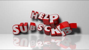 BOUNCING TEXT Tutorial Cool || Cinema 4D || Help subscribe