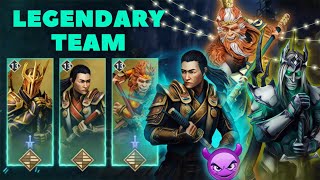 DAMN ! 😈 The LEGENDARY Team of arena 👑 || Battle of the legends || Shadow Fight 4 Arena screenshot 1